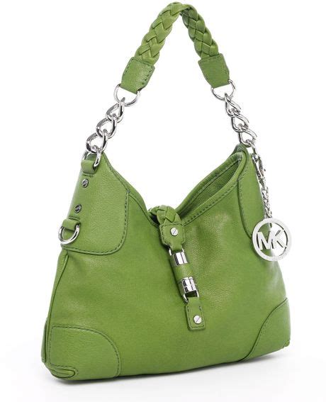 michael kors green coin purse|Michael Kors green shoulder bags.